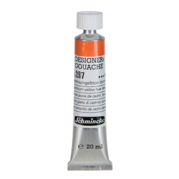 Schmincke 207 Cadmium Yellow Hue Deep HKS Designers' Gouache Boya 20 ml