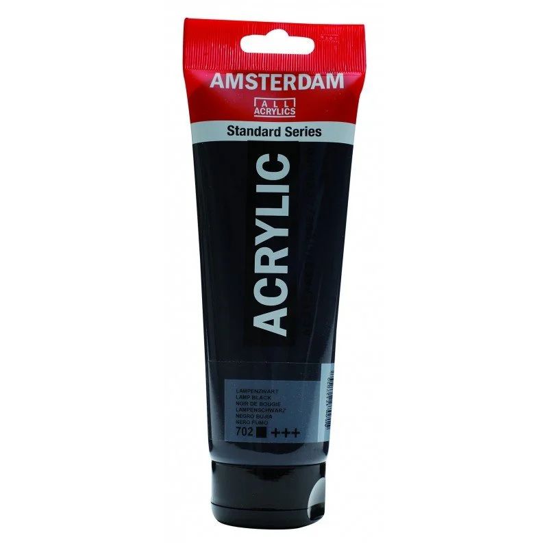 Talens Amsterdam Akrilik Boya 120 ml 702 LAMP BLACK