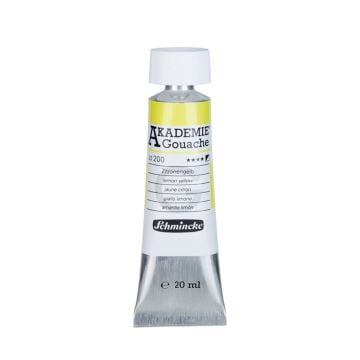 Schmincke Akademie Gouache boya 200 lemon yellow 20 ml