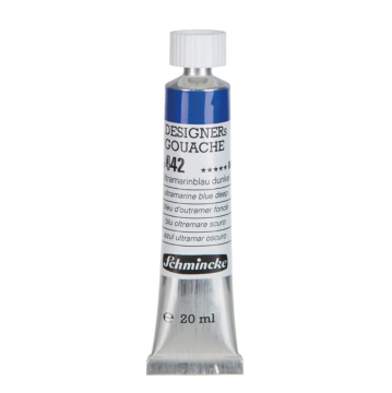 Schmincke 442 Ultramarine Blue Deep HKS Designers' Gouache Boya 20 ml