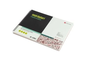 FDESİGN Meşk Defteri 20X27 Cm Asitsiz 90 Gram 80 Sayfa Hibrid Çizgili