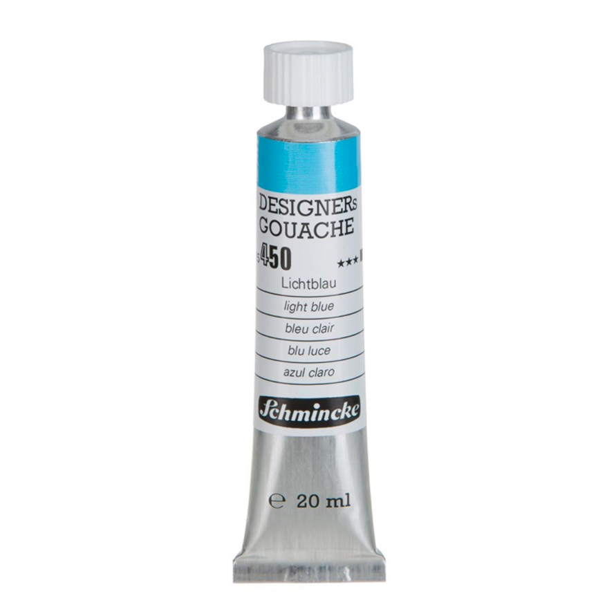 Schmincke 450 Light Blue HKS Designers' Gouache Boya 20 ml