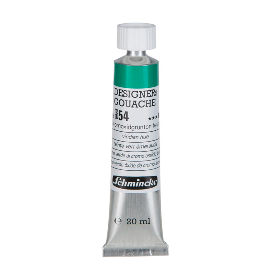 Schmincke 554 Viridian HKS Designers' Gouache Boya 20 ml