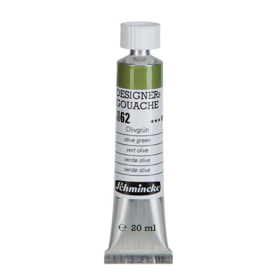 Schmincke 562 Olive Green HKS Designers' Gouache Boya 20 ml