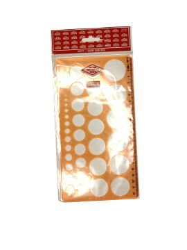 Hatas Daire Şablonu 1-35 mm 02271 Turuncu