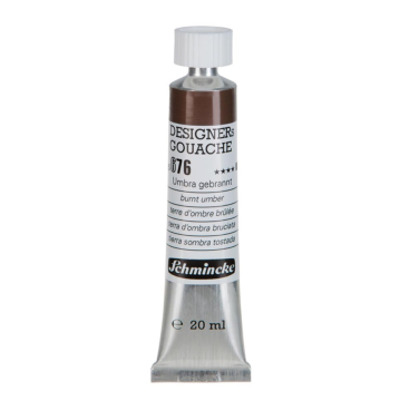 Schmincke 676 Burnt Umber HKS Designers' Gouache Boya 20 ml
