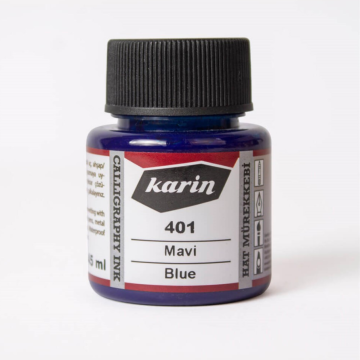 Karin 401 Mavi Hat Mürekkebi 45 ml