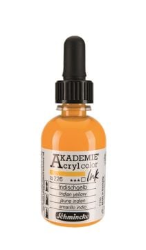 Schmincke acrylcolor Akrilik Mürekkep 50 ml 226 indian yellow