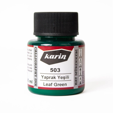 Karin 503 Yaprak Yeşili Hat Mürekkebi 45 ml