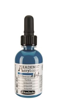 Schmincke Akademie acrylcolor Akrilik Mürekkep 50 ml 450 turquoise