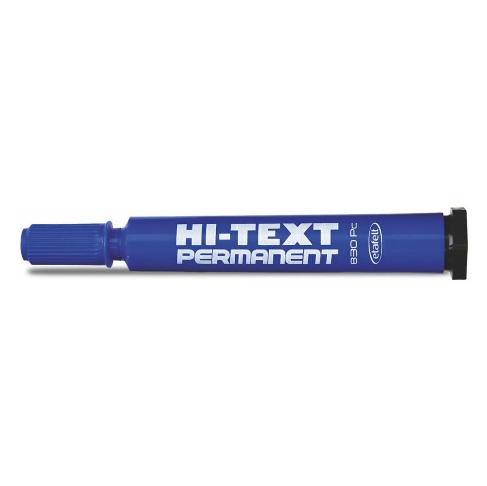 Hİ-TEXT PERMANENT MARKER YAN KESİK UÇ MAVİ 830PC