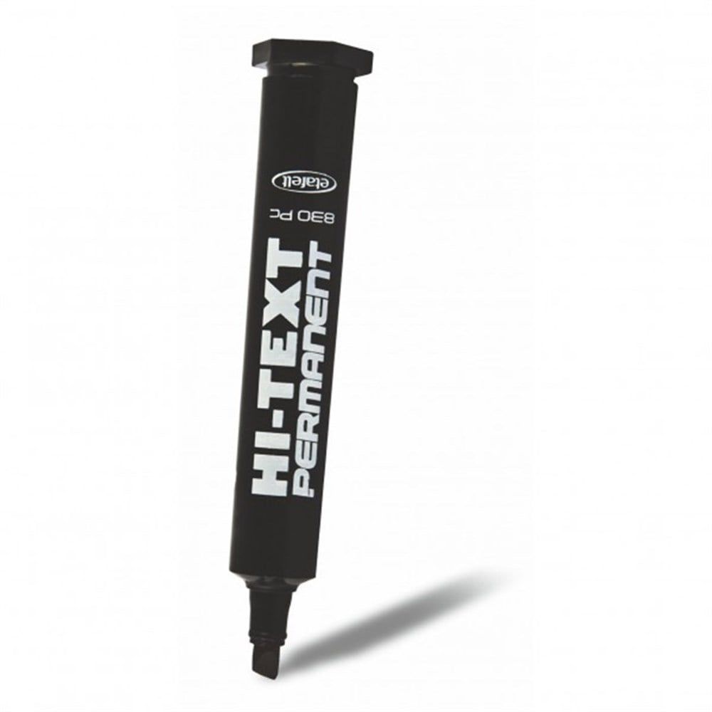 Hİ-TEXT PERMANENT MARKER YAN KESİK UÇ SİYAH 830PC