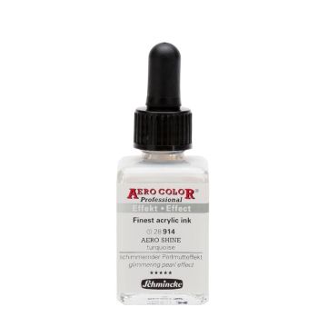 Schmincke Aerocolor Akrilik Mürekkep 28 ml 914 Aero shine turquoise