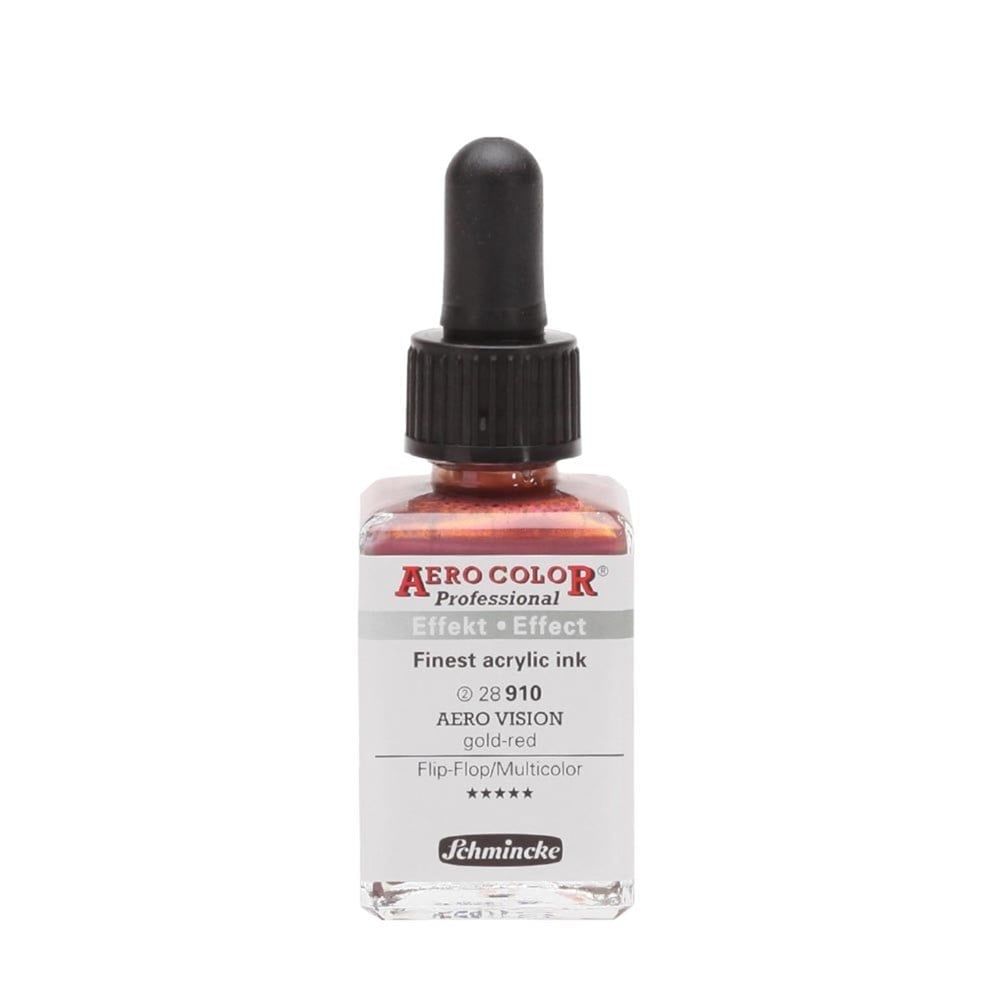 Schmincke Aerocolor Akrilik Mürekkep 28 ml 910 Aero vision gold red