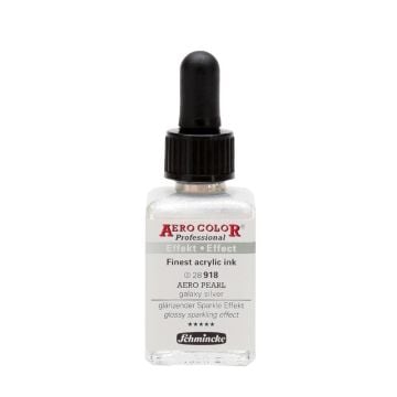 Schmincke Aerocolor Akrilik Mürekkep 28 ml 918 Aero pearl galaxy silver