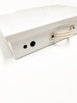 Tiryakiart 50x70 cm Led Işıklı Flexi Hat Yazı Masası Büyük Beyaz