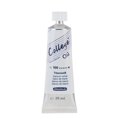 Schmincke College Oil Yağlı Boya 35 ml 100 titanium white