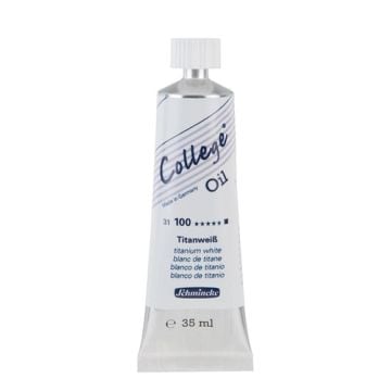 Schmincke College Oil Yağlı Boya 35 ml 100 titanium white