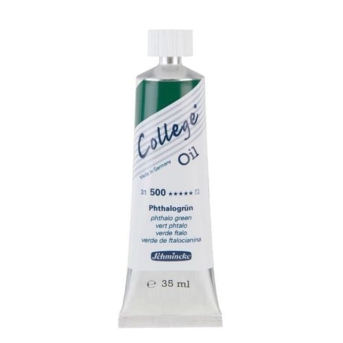 Schmincke College Oil Yağlı Boya 35 ml 500 phthalo green