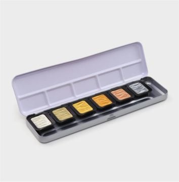 Finetec 6'lı Yaldız Sulu Boya Premium Set F7001