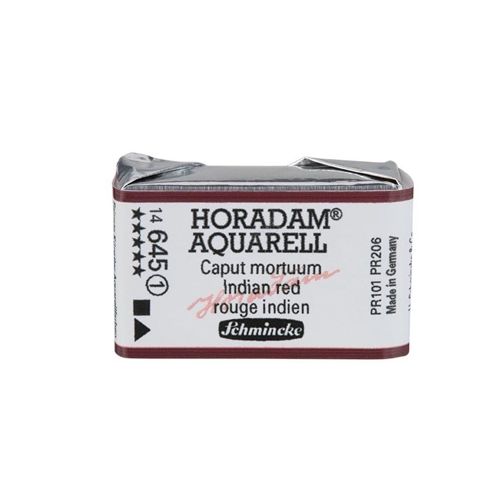 Schmincke Horadam Aquarell Artistik Sulu Boya Tam Tablet Seri 1 645 indian red