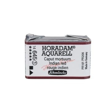 Schmincke Horadam Aquarell Artistik Sulu Boya Tam Tablet Seri 1 645 indian red