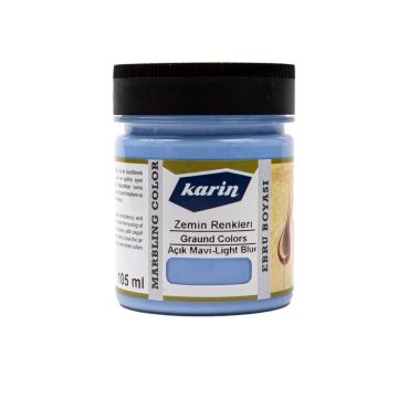 Karin Ebru Boyası 105 ml 902 ZEMİN RENKLERİ-AÇIK MAVİ