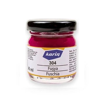 Karin Ebru Boyası 40 ml 304 Fuşya
