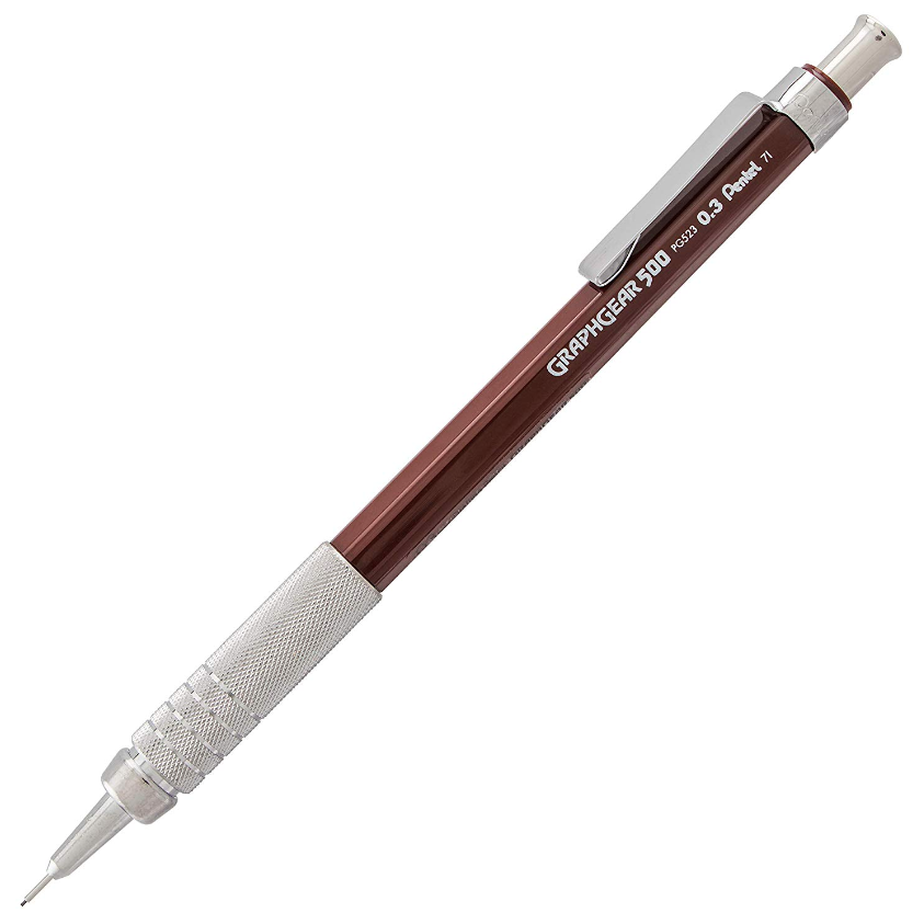 Pentel Graphgear 500 Versatil Kalem 0.3 mm pg523 kahve