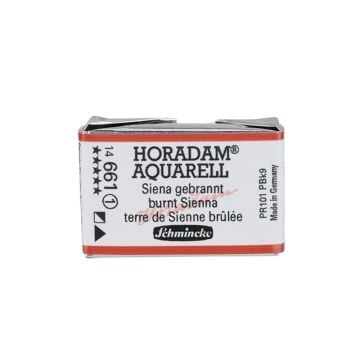 Schmincke Horadam Aquarell Artistik Sulu Boya Tam Tablet Seri 1 661 Burnt Sienna