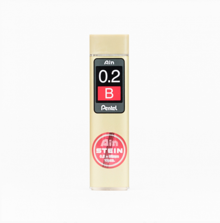 Pentel Ain Stein Yedek Uç 0.2 mm B 10'lu