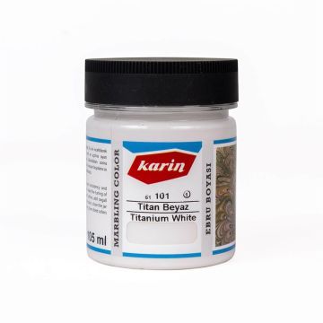 Karin Ebru Boyası 105 ml 101 Beyaz