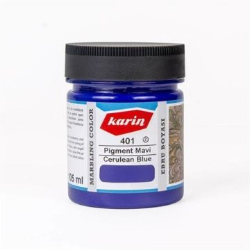 Karin Ebru Boyası 105 ml 401 Pigment Mavi