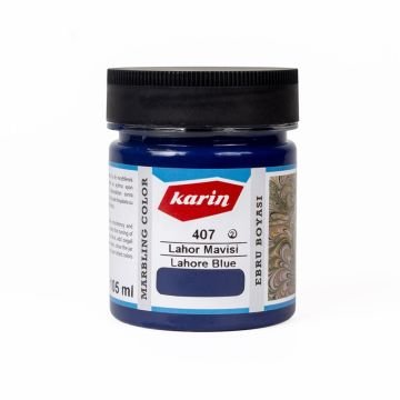 Karin Ebru Boyası 105 ml 407 Lahor Mavi