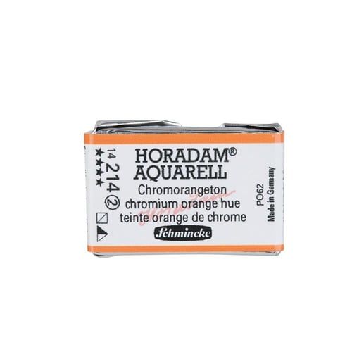 Schmincke Horadam Aquarell Artistik Sulu Boya Tam Tablet Seri 2 214 chromium orange hue