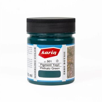 Karin Ebru Boyası 105 ml 501 Pigment Yeşil