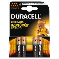 Duracell AAA İnce Pil 4'lü