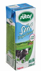 Sütaş Süt 200 Ml.