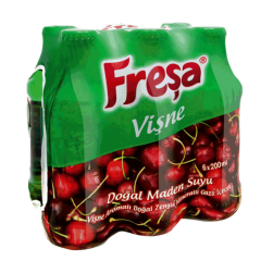 Freşa Meyveli 6'lı Soda 6*200 Ml. Vişneli