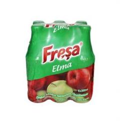 Freşa Meyveli 6'lı Soda 6*200 Ml. Elmalı