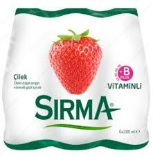 Sırma Soda 6'lı  6*200 Ml. Çilekli