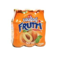 Uludağ Frutti Meyveli Soda 6*200ml. Şeftalili