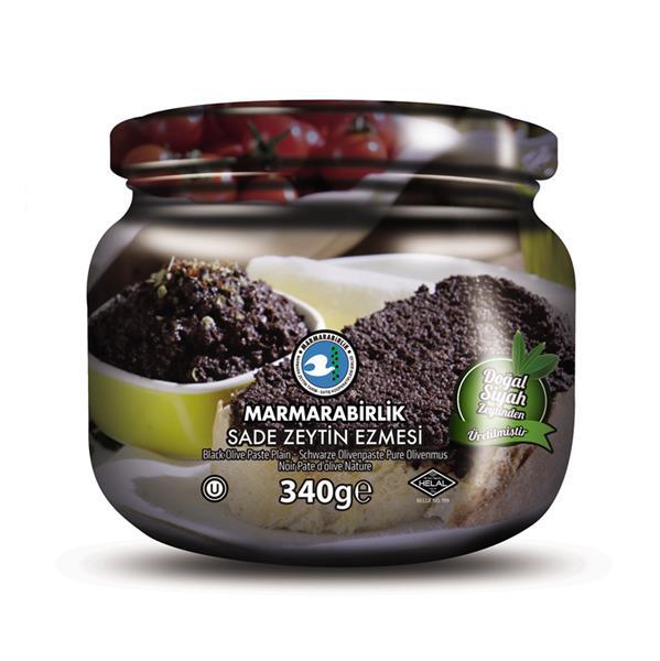 Marmarabirlik Siyah Zeytin Ezmesi Sade 340 Gr. Kavanoz