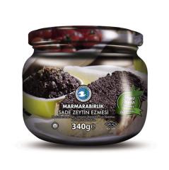 Marmarabirlik Siyah Zeytin Ezmesi Sade 340 Gr. Kavanoz