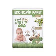 Baby Turco Ekonomik DoğadanÇocuk Bezi 1 Newborn