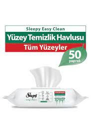 Sleepy Easy Clean Yüzey Temizlik Havlusu 50 Yaprak