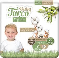 Baby Turco Doğadan Çocuk Bezi 7 Xxlarge