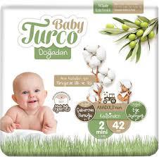Baby Turco Doğadan Çocuk Bezi 2 Mini