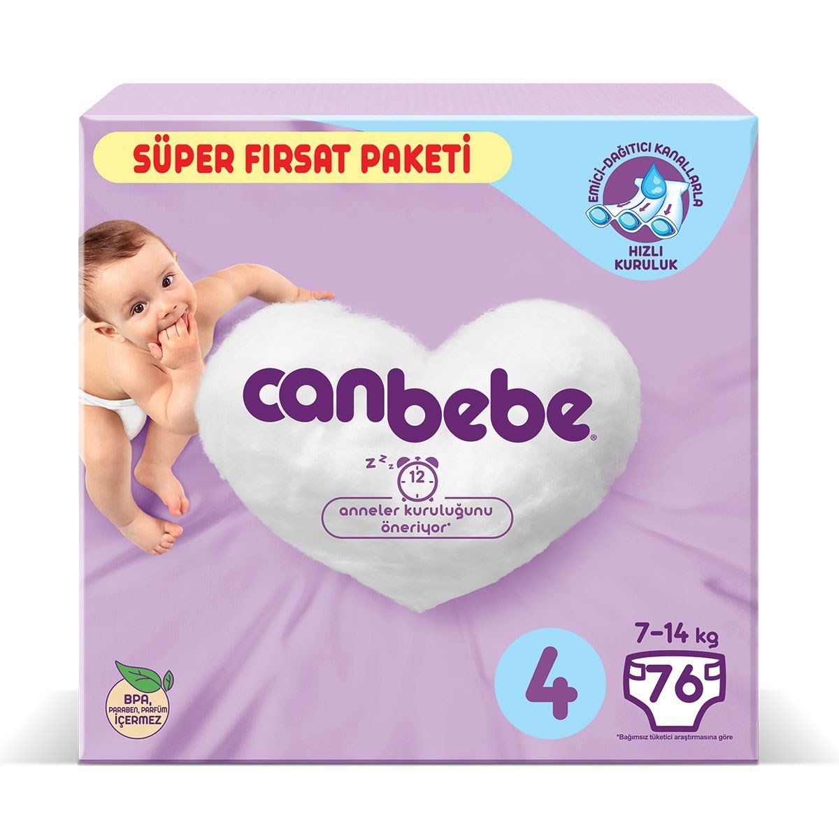 Canbebe 4 No Süper Fırsat Paketi 76'lı