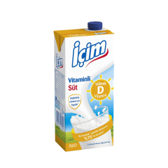 İçim Süt 1 Lt. Yarım Yağlı D Vitaminli